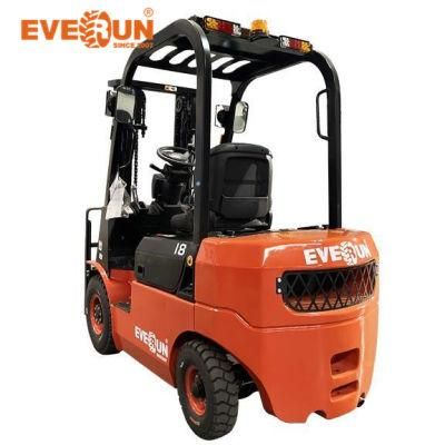 Multi Directional Forklift Everun 1800kg Erdf18 Diesel Forklift with Clamp