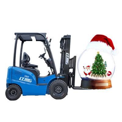 Ltmg China Forklift Warehouse Lifter Mini 1 Ton 1.5 Ton 2 Ton 2.5 Ton Electric Forklift
