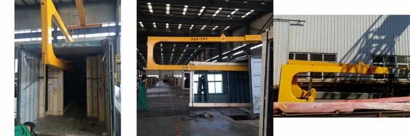 U Shape Glass Loading and Unloading Suspension Attachment Lifter Container