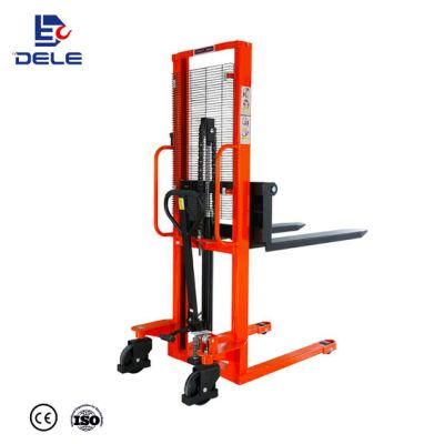 Single Door 2t*1.6m Manual Forklift Stacker