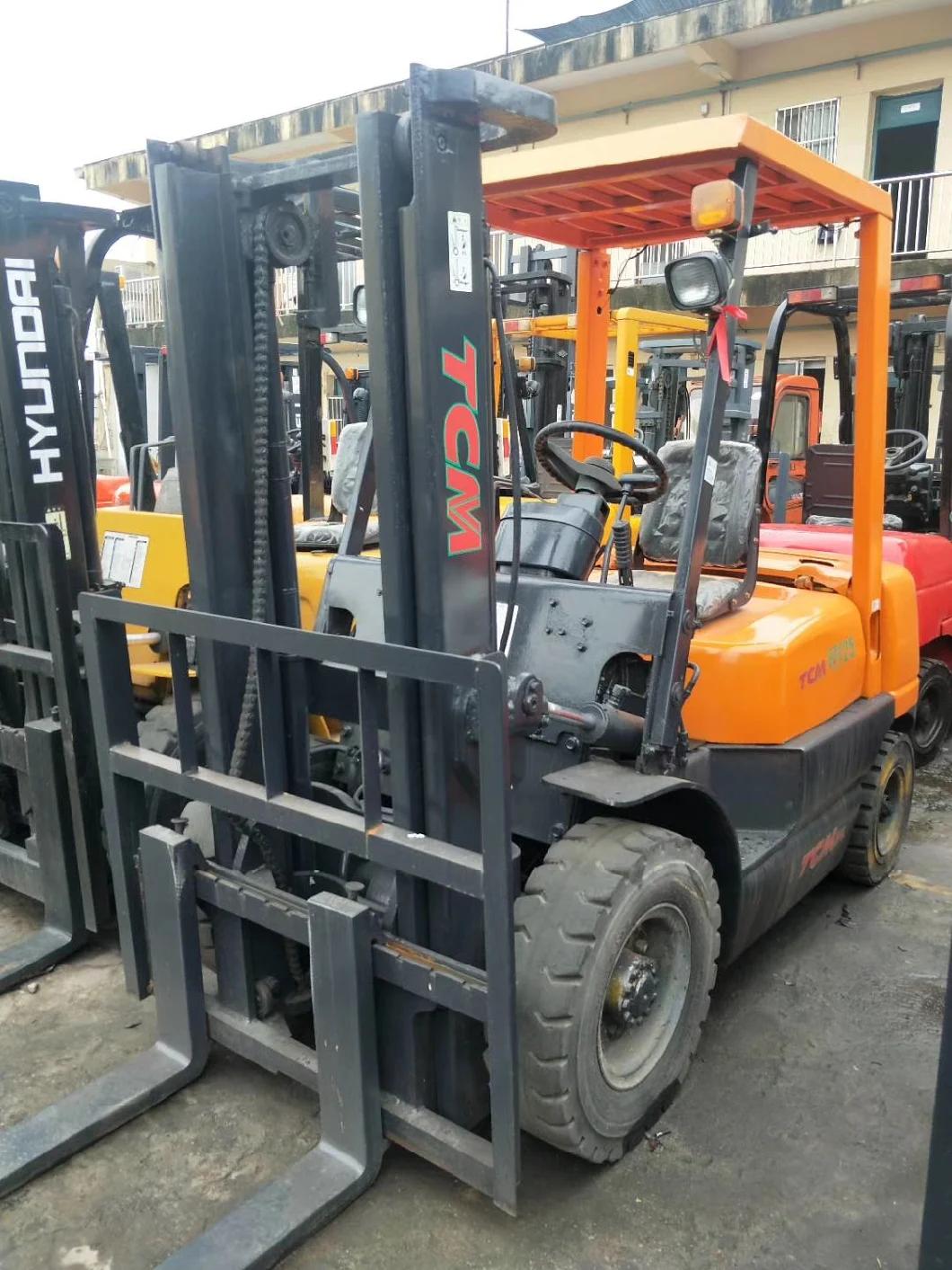 Second-Hand Forklift Hydraulic Stacking Japanese Forklift Durable Lifting Equipment Outdoor
