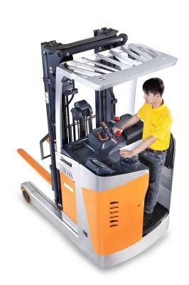 Zowell Standing on 1.5 Ton Electric Battery Reach Truck Can Be Customized CE ISO9001