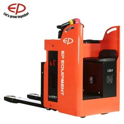 Li-ion Battery Powered Multi Purpose Ride-on Type Electric Pallet Truck