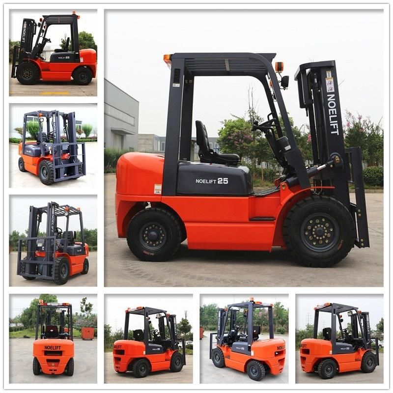 2ton 2.5ton 3ton 3.5ton 5ton Diesel Engine Forklift Truck with Paper Roll Clamp