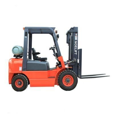 Material Handling Big Loading Capacity3 Stage Mast LPG Gas Forklift