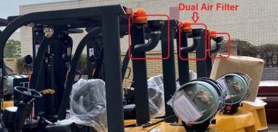 China 3.5 Ton LPG/Gas/Gasoline/Petrol Forklift with Nissan K25 Engine