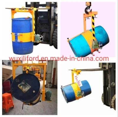 Lm800 Forklift Accessories Bucket Pouring Machine Mechanical Drum Rotator