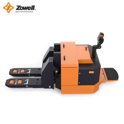Zowell 12 Ton Heavy Duty Standing on New Pallet Truck Electric Forklift XP120 CE Certified EPS Customized Fork Length Lithium Battery Operated