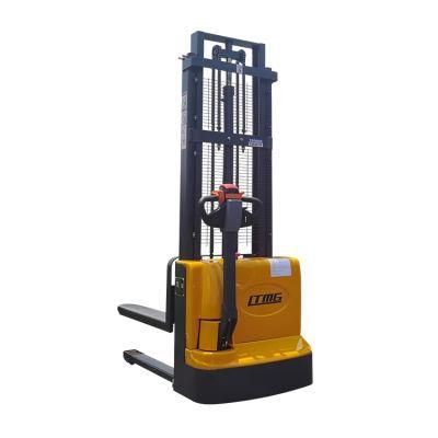 Ltmg 1 Ton 1.5 Ton 2 Ton Walkie Lithium Battery Pallet Stacker with 3 M Lift Height