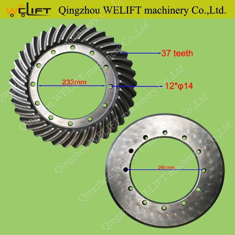 Wheel Loader Spare Parts Axle Spiral Bevel Driven Gear