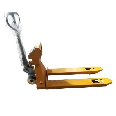 2ton AC Pump Hydraulic Hand Pallet Truck with Weighing Scale