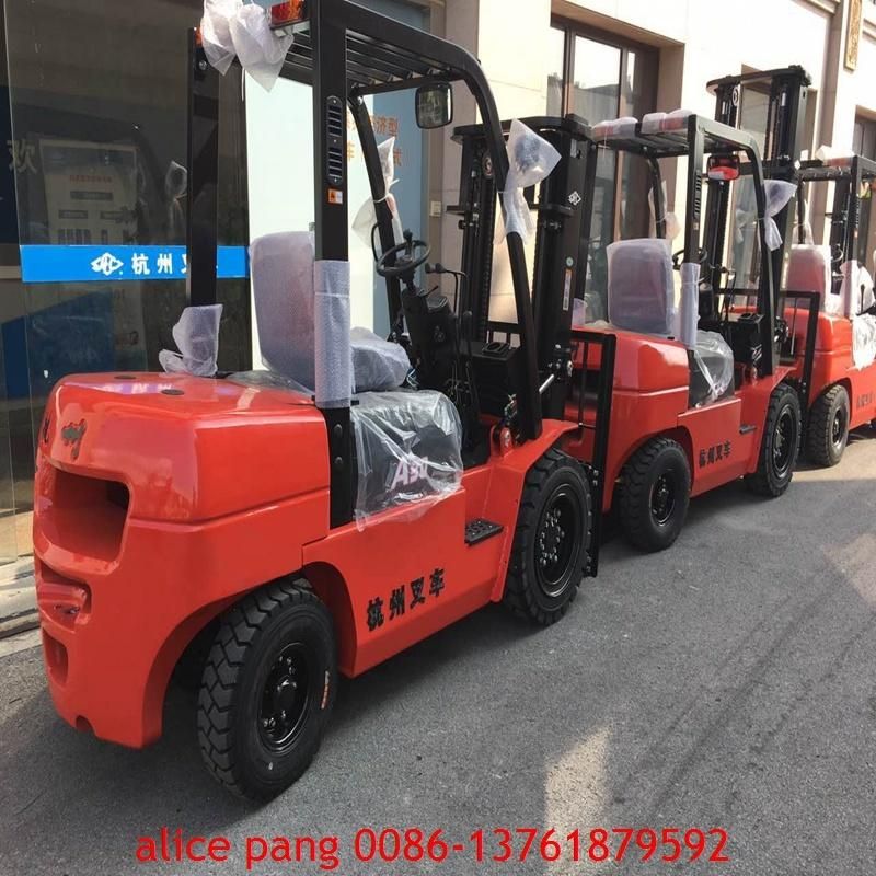 Hangzhou Fd30 3ton Electric Diesel Forklift Cheap Price for Sale