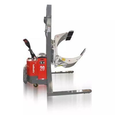 Handler 2tons Electric Straddle Stacker for Handling Hansol Thermal Paper Jumbo Reel