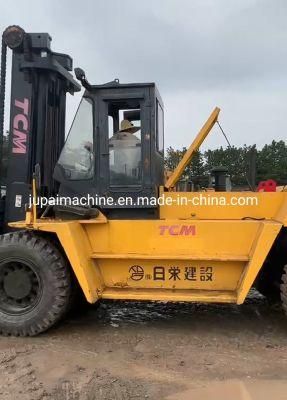 Tcm Used 20ton Diesel Forklift Engine Japanese Diesel Forklifts Low Price Good Quality