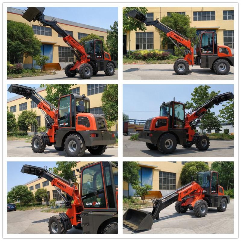 Strong Multi-Function Small Telescopic Handler (HQ915T) with Ce