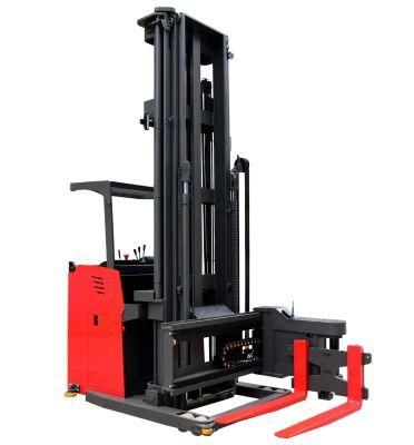 1000kg Narrow Aisle Stacker 180 Degree Electric Pallet Stacker