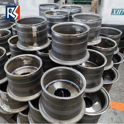 Tubeless or Tube Forklift Parts Tire Wheel Forklift Rim with 2PCS 3PCS 5PCS Type