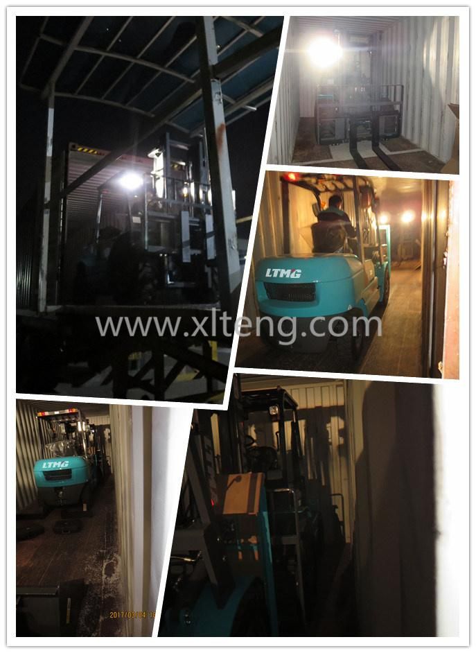 Ltmg 3 Ton 3.5 Ton 4 Ton 5 Ton ATV Rough Terrain Forklift with Customized Mast