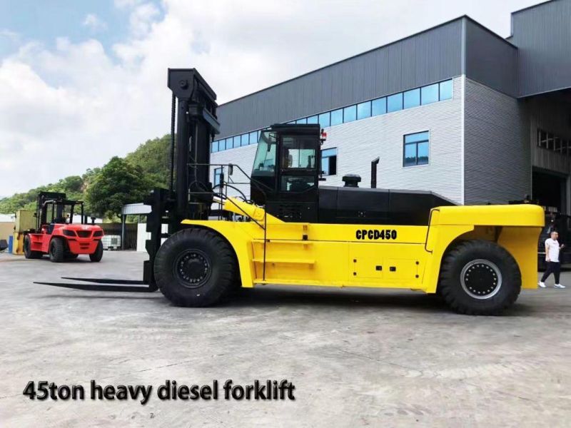 25-45 Ton Diesel Forklift Truck Heavy Duty Forklift 15 16 18 20t 22 25 28 30 32 35 36 40 45 50ton Forklift Price for Sale