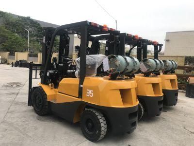 Factory Price LPG/Gas/Gasoline/Petrol 3500 Kg Forklift Truck