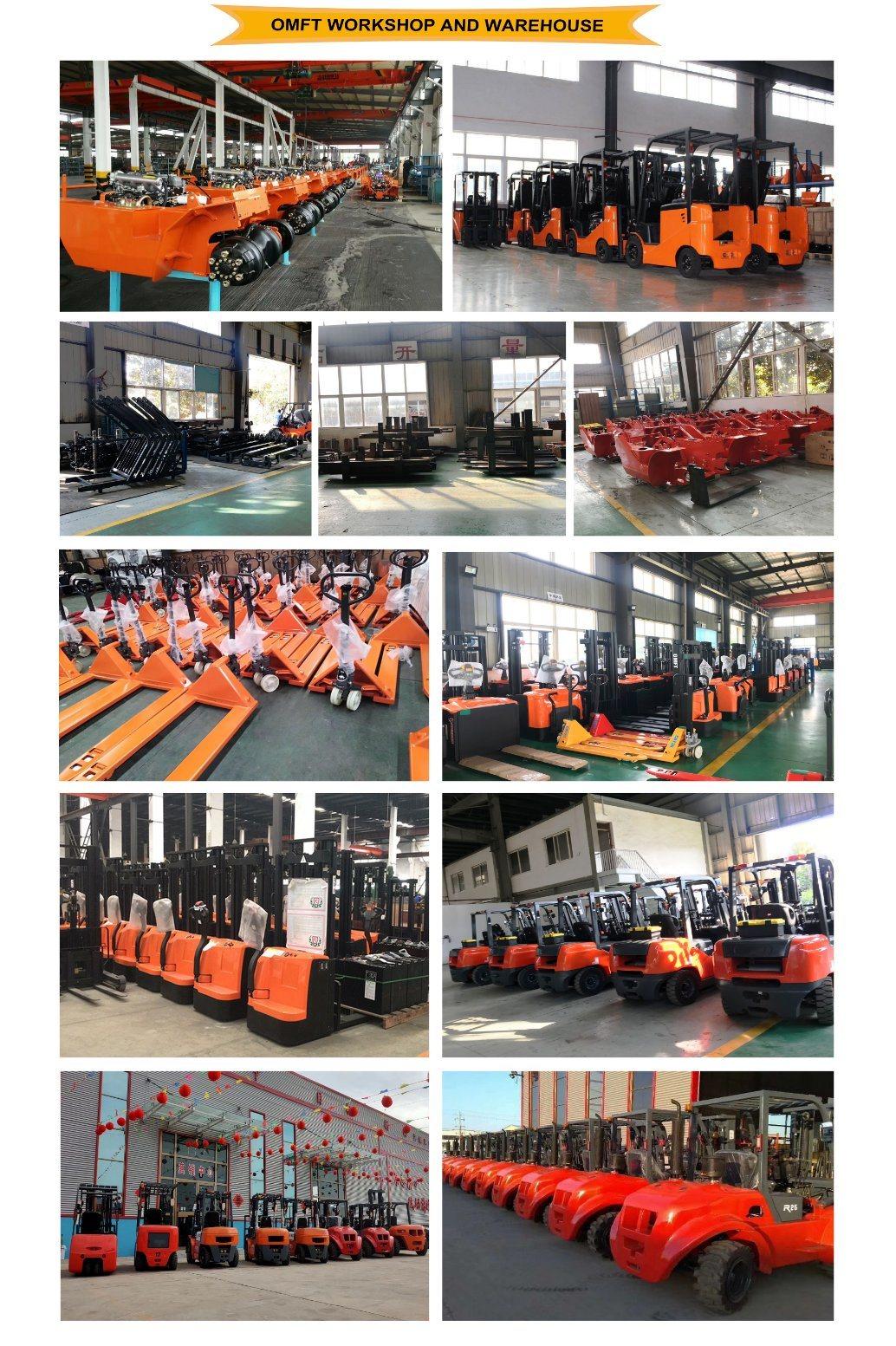 2.5ton 2.5t Diesel Forklift Truck with 4.5m 4500mm Three Stage Full Free Mast Triplex Full Free Mast