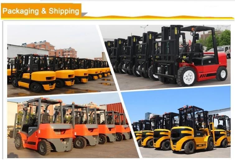 3 Tons Four Wheel Diesel Forklift Truck with Japanese Engine