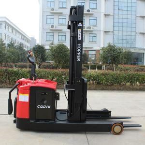 Marshell Customized 1.6t Small Electric Vehicle Reach Forklift (CQD16)