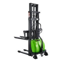 SDJAS 500kg Straddle Legs Hydraulic Manual Stacker with Adjustable Forks