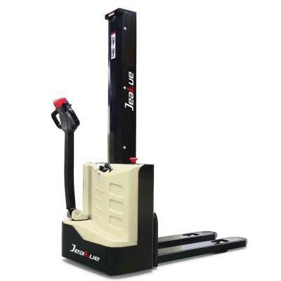 Electric Stacker 1500kg 3300lbs 1.5tonne Walkie Electric Stacker with Overall Forks Stacker Electric Forklift