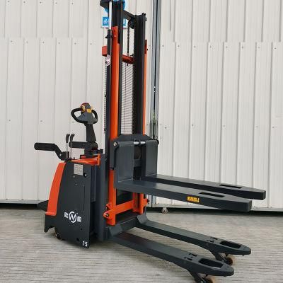 500mm Electric Jiangmen 2500 mm Height Battery Forklift Stacker Cdd-Dq