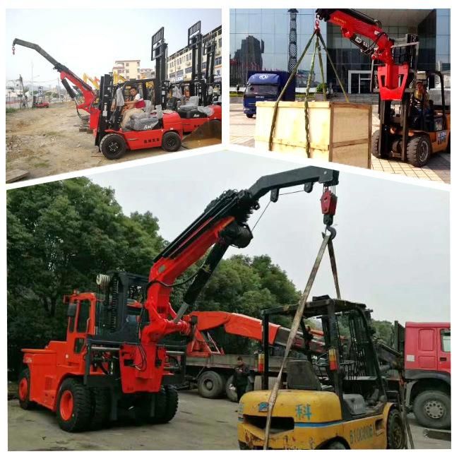 Hydraulic Luffing Jib Boom Crane for Forklift