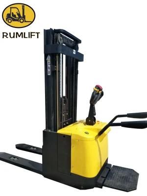 1000kg/1500kg/2000kg Electric Battery Stacker Price, Electric Pallet Stacker, Reach Stacker, Lifter