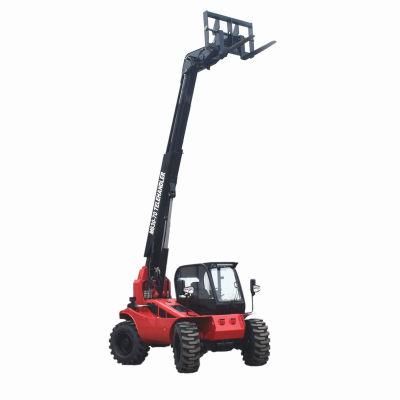 Whosale 3ton 7m Manitou 4X4X4 Telescopic Side Boom Forklift Telehandler