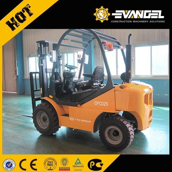 6 Ton Yto Diesel Forklift with Isuzu 6bg1 Engine Cpcd60