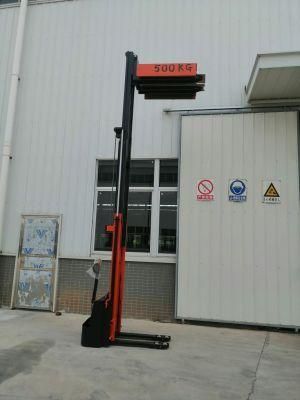 Lead Acid Battery Li-ion Onen Lift up Electric Pallet Stacker