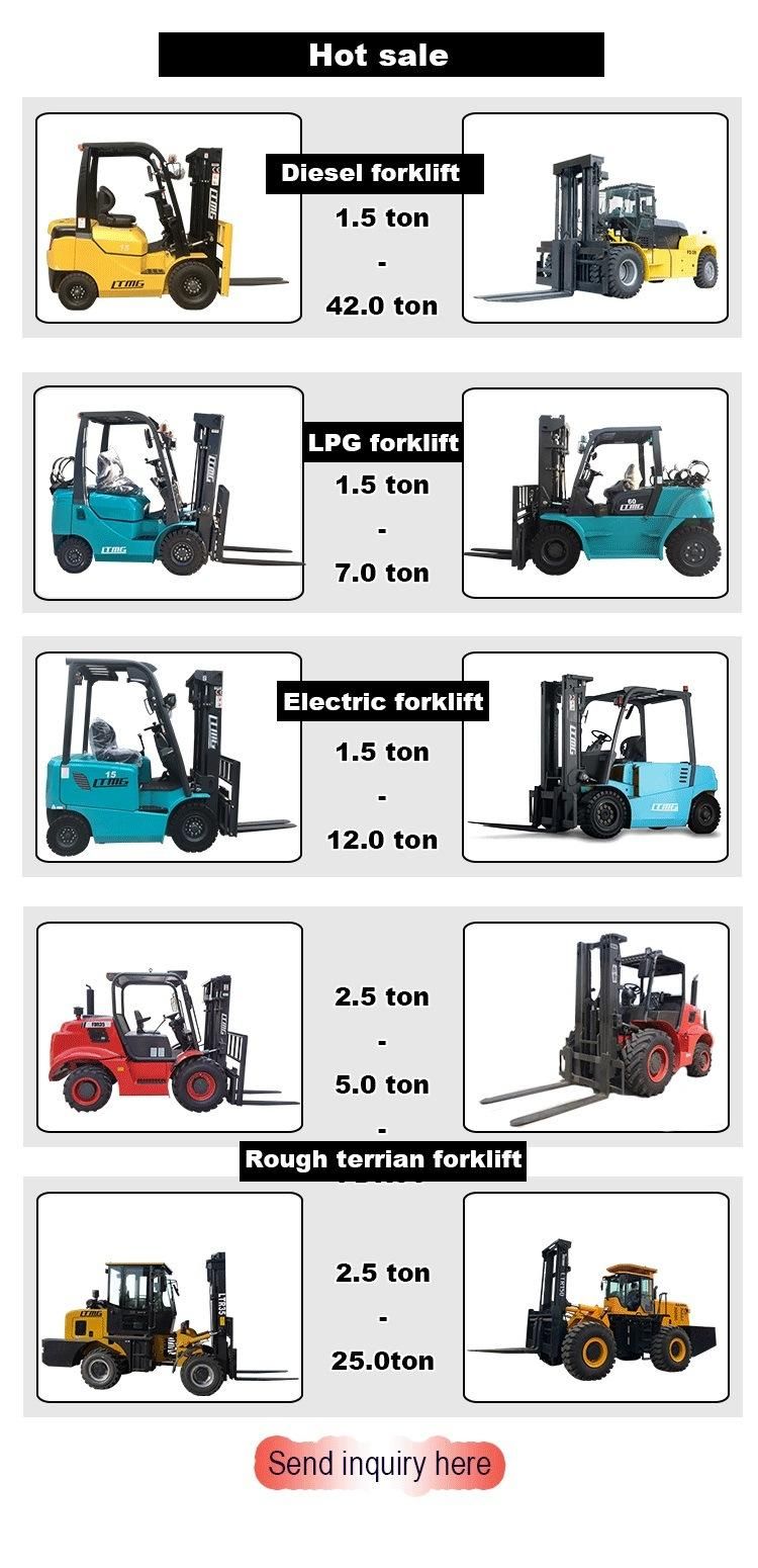 5 Ton Rough Terrain Forklift with 3m Lifting Height
