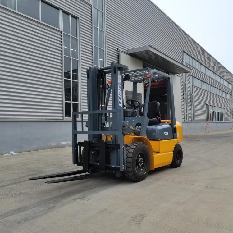 Best Design Diesel Forklift Truck 2.5ton 3ton 3.5ton 4ton 5ton Small Diesel Forklift 6m Height Mast