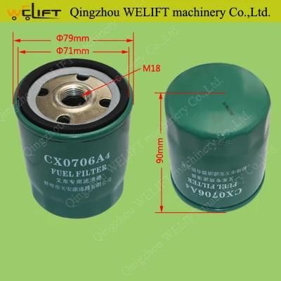 Forklift Spare Parts Fuel Filter Cx0706A for Dachai 498