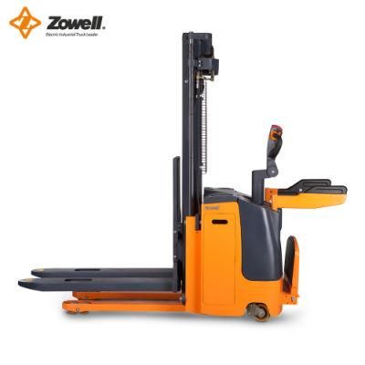 Zowell Warehouse Equipment Truck 2 Ton Electric Fork Lift Stacker
