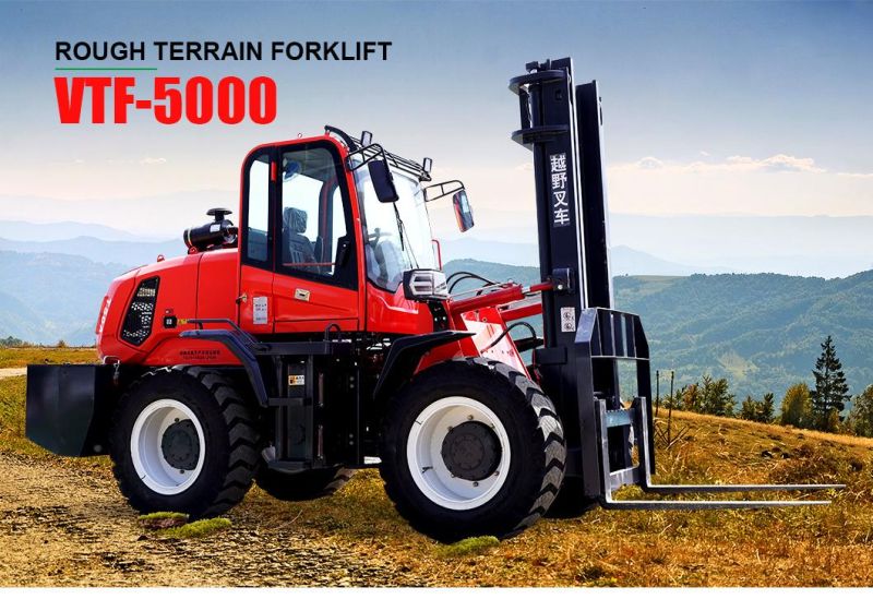 off-Road Forklift All-Terrain Rough Terrain Diesel Forklift Trucks