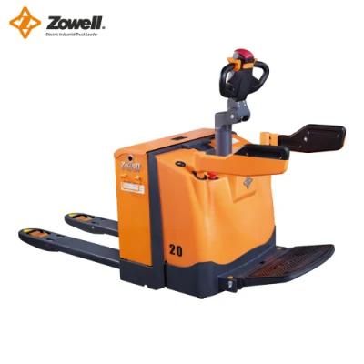 Zowell 2t 2.5t Adjustable Powered Pallet Truck Electric Forklift Pallet Lifter
