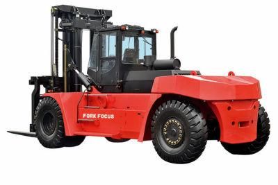 Counterbalance Forklift 25ton Heavy Duty Forkfocus Truck with Container Mast