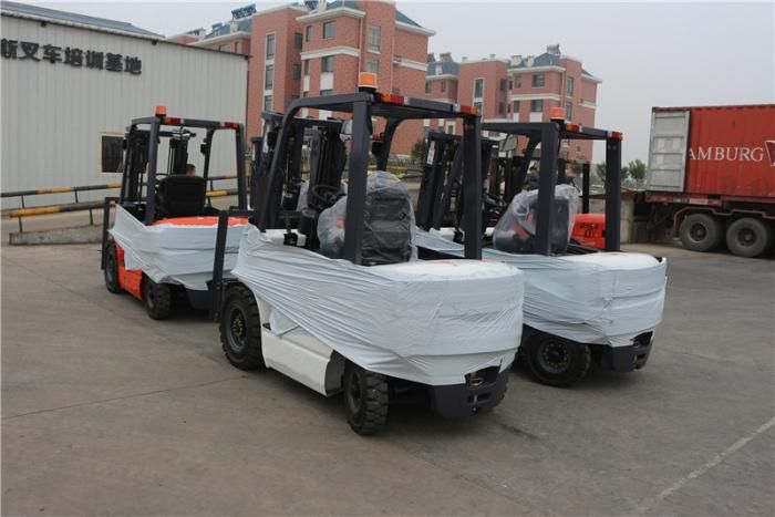 Handling Paper Rolls Reels 3tons 4.5meters Diesel Engine Container Mast Forklift for Sale