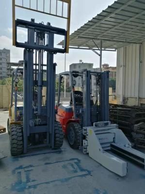 Four Wheel 4000 Kg Diesel Forklift Truck