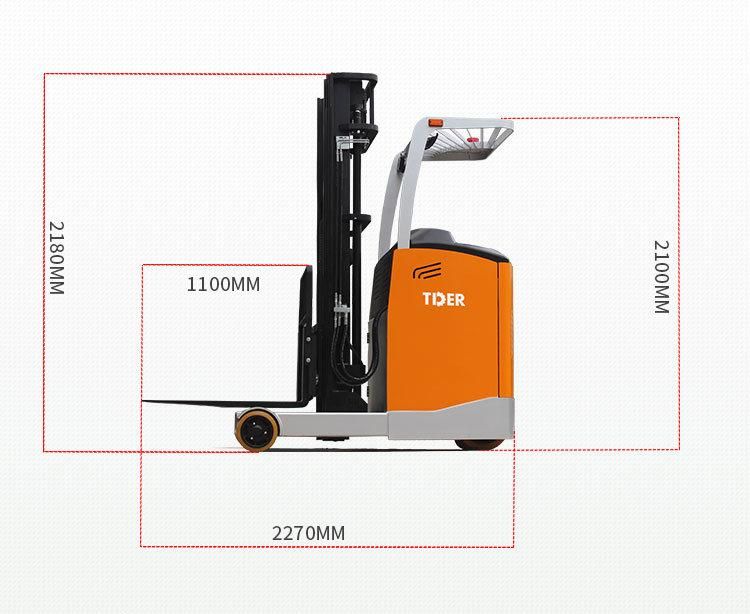 Low Price Tder New Electric Reach Truck Forklift for Sale