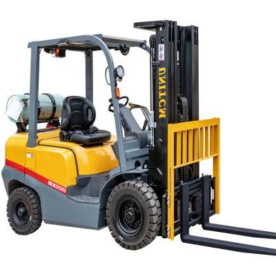 2ton 3 Ton Triplex Full-Free Mast 4.5m Lifting Height Solid Tyres LPG Forklift