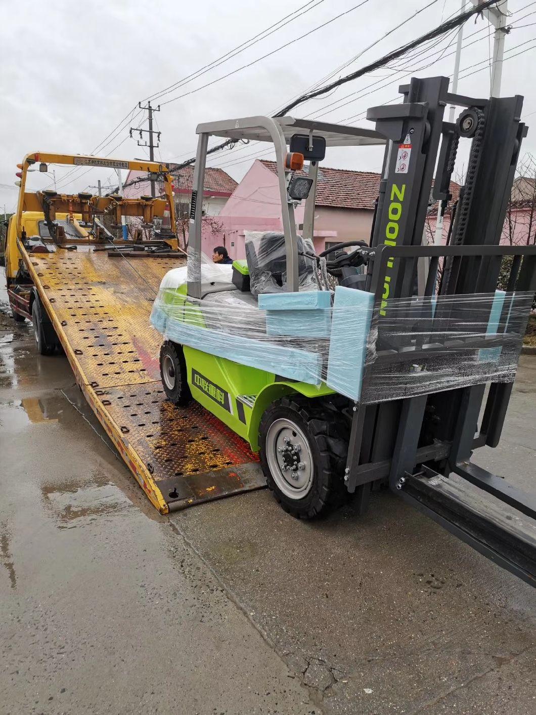 Zoomlion Official Manufacturer 4 Ton Diesel Forklift Logistics Machine Fd40 with Mechanical or Pilot Control in Stock