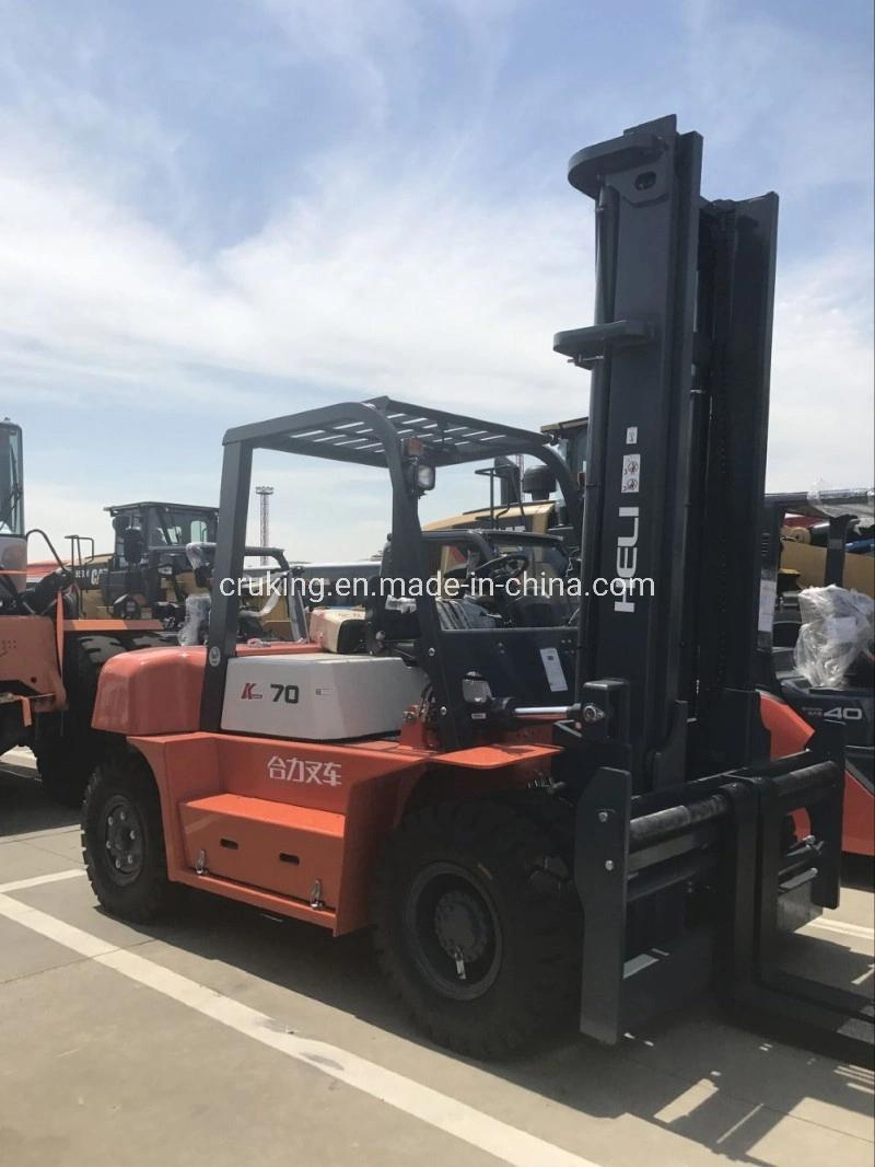 Heli 7500kg 7.5ton Diesel Forklift Cpcd75 with Japanese Engine