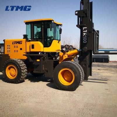 Ltmg 10ton ATV Forklift 10ton Rough Terrain Forklift with Good Quality