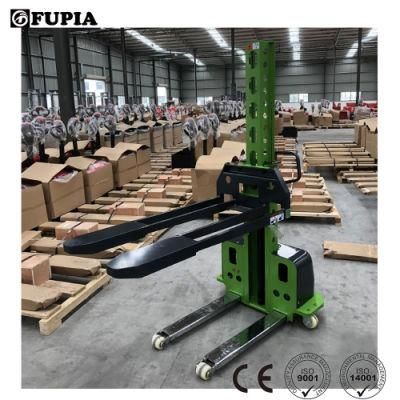 500kg 1000kg Van Self -Loading Semi Electric Stacker Portable Auto Lift Self Lifting Pallet Forklift with Lithium Battery